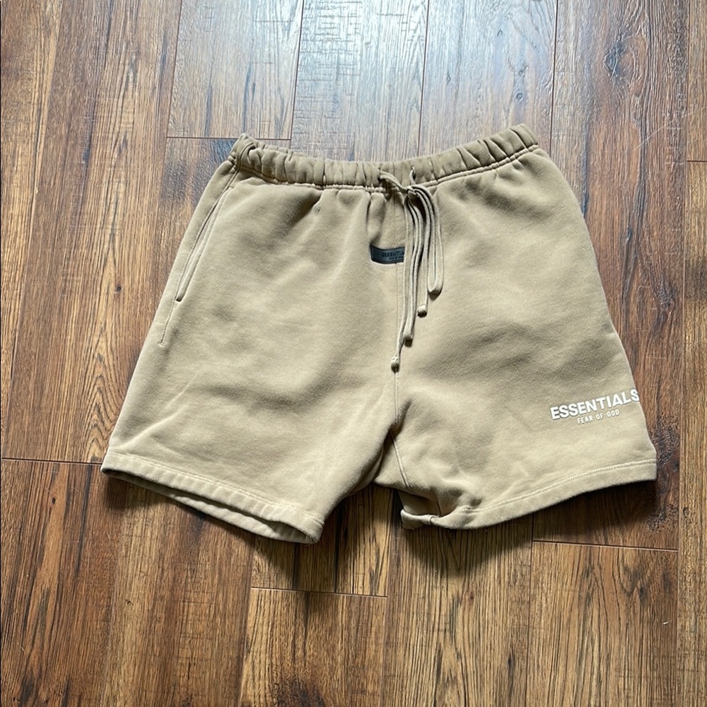 Fear of God Tan Athletic Shorts Relaxed Fit